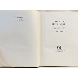 The Art of John. S. Loxton (copy signed by Mrs. Loxton) 128001