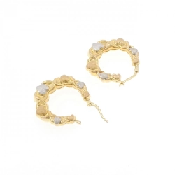 K18 Ba màu Heart Bông tai - Hàng hiệu Chính hãng 866093