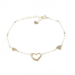 K18YG Dây chuyền hình trái tim - Hàng hiệu Chính hãng 878215