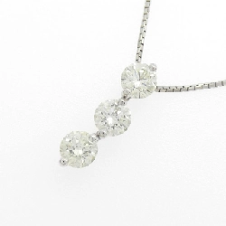 Dây chuyền kim cương ba viên PT900/PT850 2.10CT - Hàng hiệu Chính hãng 856894