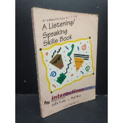 (TẶNG BOOKMARK) A listening/speaking skills book - Interactions one 2001 mới 60% ố vàng có viết RBK2504 chuyên môn ngoại ngữ