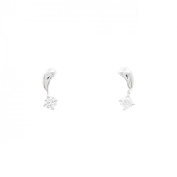 K18WG Bông tai kim cương - Hàng hiệu Authentic