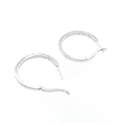 Bông tai kim cương 750WG 0.68CT - Hàng hiệu Chính hãng 868716