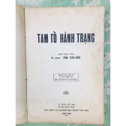 Tam tổ hành trạng - bản dịch Á Nam Trần Tuấn Khải 126299