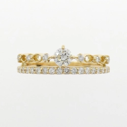 Nhẫn kim cương K18YG 0.40CT - Hàng hiệu Chính hãng 848675