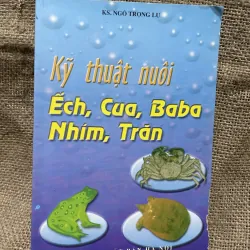 Kĩ thuật nuôi ếch cua, ba ba nhím trăn