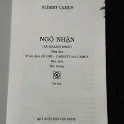 Ngộ nhận (Bùi Giáng dịch) 738122