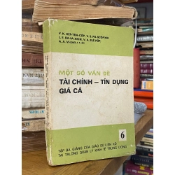 Một số vấn đề tài chính - tín dụng, giá cả - V. K. Xen-Tra-Cốp và cộng sự