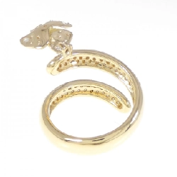 Nhẫn ruby K18YG hoa 673209