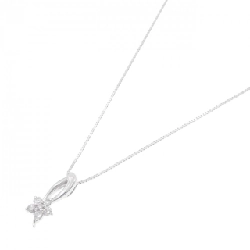 Dây chuyền kim cương hồng K18WG - Hàng hiệu Authentic 860940