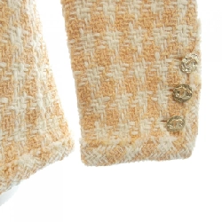 【Mã giảm giá】Áo khoác không cổ CHANEL 636725