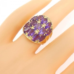 Nhẫn Amethyst K18YG - Hàng hiệu Authentic 848272