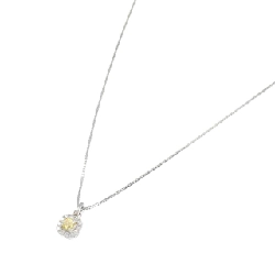 Dây chuyền kim cương PT900/PT850 0.247CT FVY VS2 cắt hình fancy - Hàng hiệu Authentic 874426