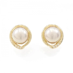 Tasaki Mabe Pearl Bông tai - Hàng hiệu Chính hãng