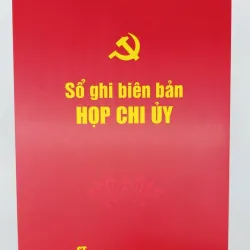 Sổ ghi biên bản họp chi ủy 1041533