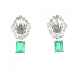 K18WG Bông tai Ngọc lục bảo 1.88CT - Hàng hiệu Chính hãng