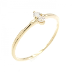 【Remake】Nhẫn kim cương K18YG 0.06CT