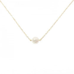 K18YG Ngọc trai Akoya Dây chuyền 6mm - Hàng hiệu Chính hãng