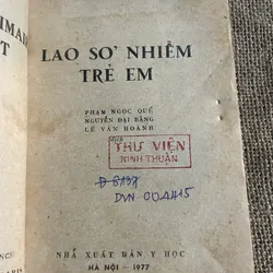 Lao sơ nhiễm trẻ em , hơn 350 trang, 1977; sách y, Tây y hiện đại  599971
