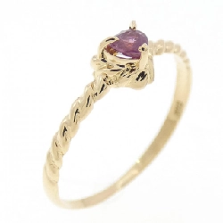 Nhẫn Sapphire hình trái tim K18YG