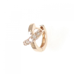 K10PG Bông tai kim cương 0.05CT một bên - Hàng hiệu Authentic 863310