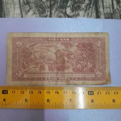 Tờ tiền 5 Đồng - Ngân hàng QGVN số series 759055 748753