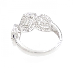 Nhẫn kim cương hình trái tim K18WG 1.00CT 671774