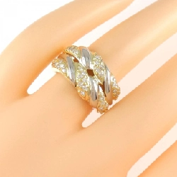 Nhẫn kim cương K18YG/PT900 668449