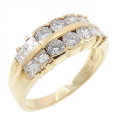 Nhẫn kim cương K18YG 0.47CT