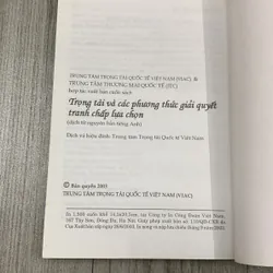 Trọng tài và các phương thức giải quyết tranh chấp lựa chọn. 2a3 689772