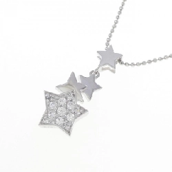 K14WG/585WG Ngôi sao Cubic Necklace - Hàng hiệu Chính hãng 863732