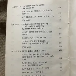 CHIẾN LƯỢC VÀ SÁCH LƯỢC KINH DOANH , gần 400 trang 800368