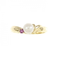 Nhẫn ngọc trai Akoya K18YG 4.6mm 670387