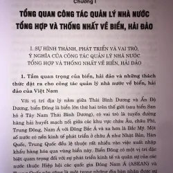Quản lý nhà nước tổng hợp và thống nhất về Biển, Hải Đảo 744804