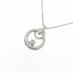 K18WG Dây chuyền kim cương 0.10CT - Hàng hiệu Chính hãng 859868