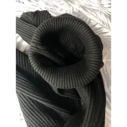 MỚI 98%***VÁY LEN BODY CAO CỔ MÀU ĐEN DÀY ẤM* FREESIZE *TẶNG QUÀ 0Đ 591539