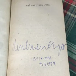 Chữ ký tác giả - Chủ Nhật Uyên Ương - Đinh Tiến Luyện 713258