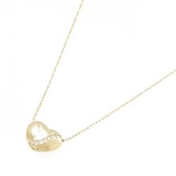 K18YG Dây chuyền kim cương hình trái tim 0.18CT - Hàng hiệu Chính hãng 863095