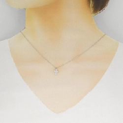 Dây chuyền kim cương hình chữ thập Vandome 0.18CT - Hàng hiệu Authentic 840727