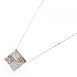 K18WG Pave Diamond Necklace 1.09CT - Hàng hiệu Authentic 866797