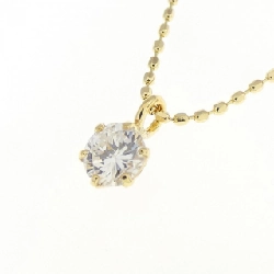 K18YG Solitaire Diamond Necklace 0.219CT - Hàng hiệu Authentic 860583