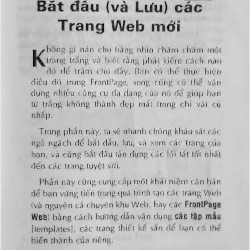 Cẩm Nang Sổ Tay Tin Học Phổ cập học đường - Tập 5: Microsoft FrontPage 2000 - 2002 8696