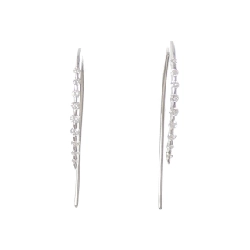 PT950 Bông tai kim cương 0.20CT - Hàng hiệu Authentic