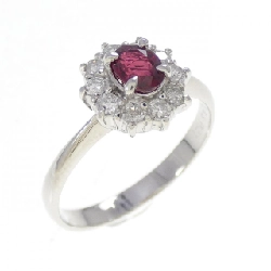 Nhẫn Ruby PT900 0.43CT - Hàng hiệu Chính hãng