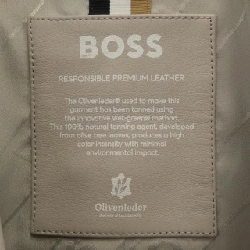 HUGO BOSS Áo khoác da biker - Hàng hiệu Authentic 821890