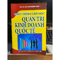 Giáo Trình Cao Học Quản Trị Kinh Doanh-Tác giả: GS TS Hà Nam Khánh Giao STB804 Blogmeo 27525
