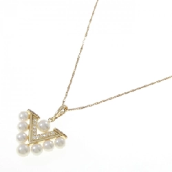 K18YG Ngọc trai Akoya Dây chuyền - Hàng hiệu Chính hãng 856365