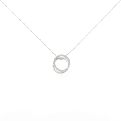 K18WG Dây chuyền kim cương 0.19CT - Hàng hiệu Chính hãng