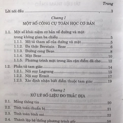 Kỹ thuật tính toán trong trắc địa bản đồ 470787
