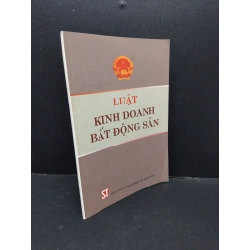 Luật kinh doanh bất động sản mới 80% bẩn bìa, ố 2007 HCM1710 Phạm Việt GIÁO TRÌNH, CHUYÊN MÔN